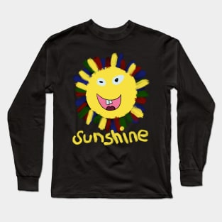 Sunny Sunshine Design Long Sleeve T-Shirt